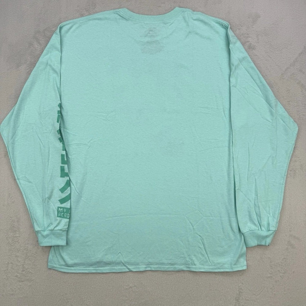 My Hero Academia Shirt Unisex Large Deku Long Sleeve T Shirt Green Funimation‎ - Picture 10 of 10